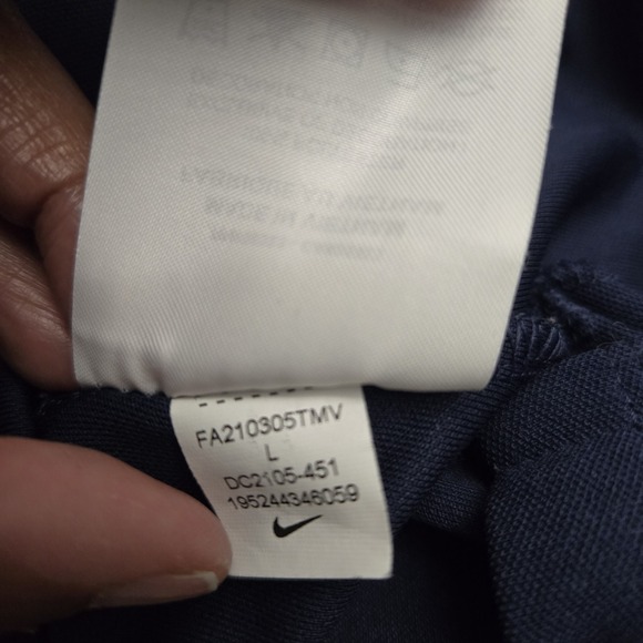 Nike Branded Ford Womens Large Polo Shirt Navy Career Work Fan Golf Car Truck‎ - Picture 8 of 8